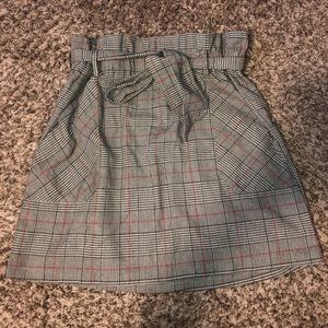 Plaid boutique skirt